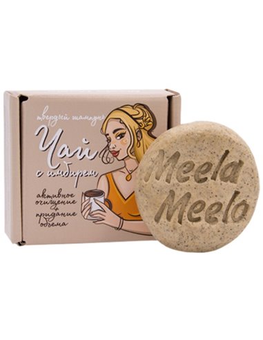 Meela Meelo Solid Shampoo Ginger Tea Active Cleansing 85g