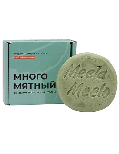 Meela Meelo Solid Shampoo Multi-Mint Deep Cleansing 85g