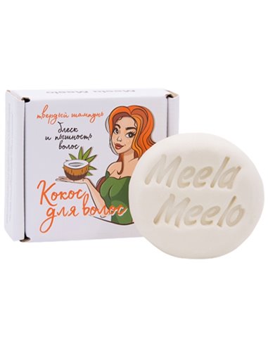 Meela Meelo Solid Coconut Shampoo Lush & Shine 85g