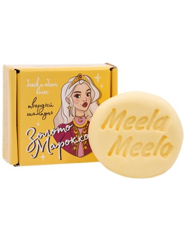 Meela Meelo Solid Shampoo Gold of Morocco Delicate Cleansing 85g