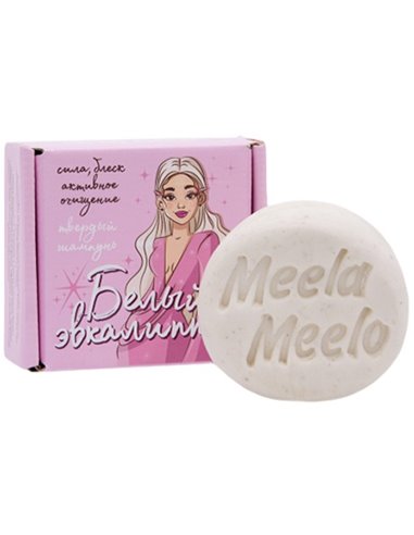 Meela Meelo Solid Shampoo White Eucalyptus Strength & Shine 85g
