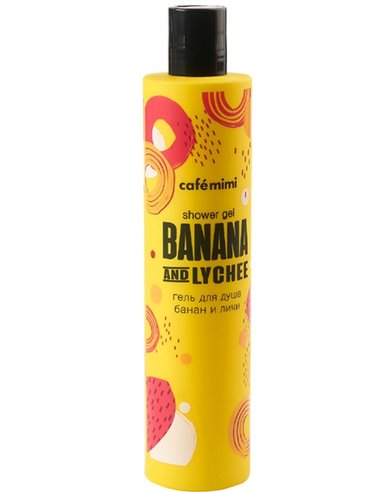 cafe mimi Shower Gel Banana and Lychee 300ml