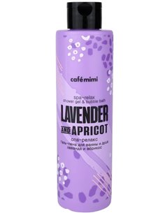 cafe mimi Spa-relax Gel-foam for bath and shower lavender and apricot 300ml