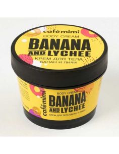 cafe mimi Крем для тела Банан и Личи 110мл