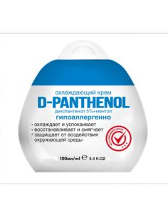 cafe mimi Охлаждающий крем Д-ПАНТЕНОЛ + МЕНТОЛ 100мл