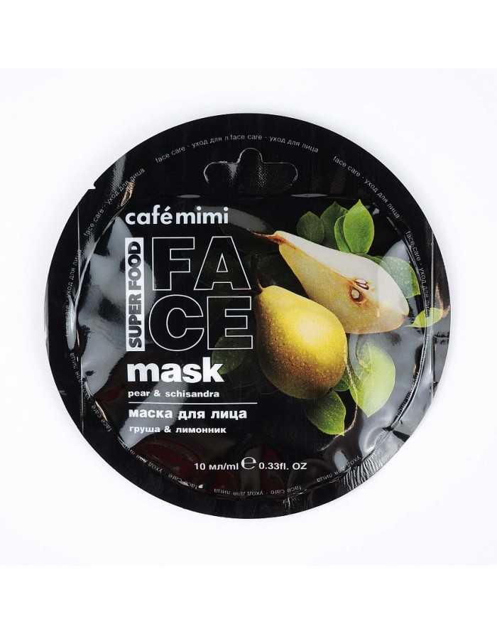 cafe mimi Face Mask Pear and Schisandra 10ml