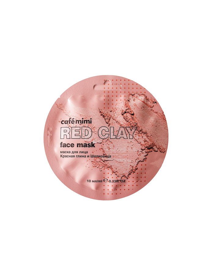 cafe mimi Face Mask Red Clay and Mulberry 10ml