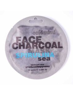cafe mimi Face Mask Bamboo Charcoal & Spirulina 10ml