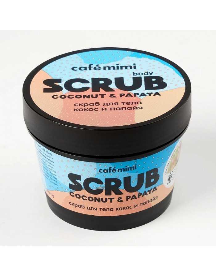 cafe mimi Body scrub Coconut and Papaya 120g