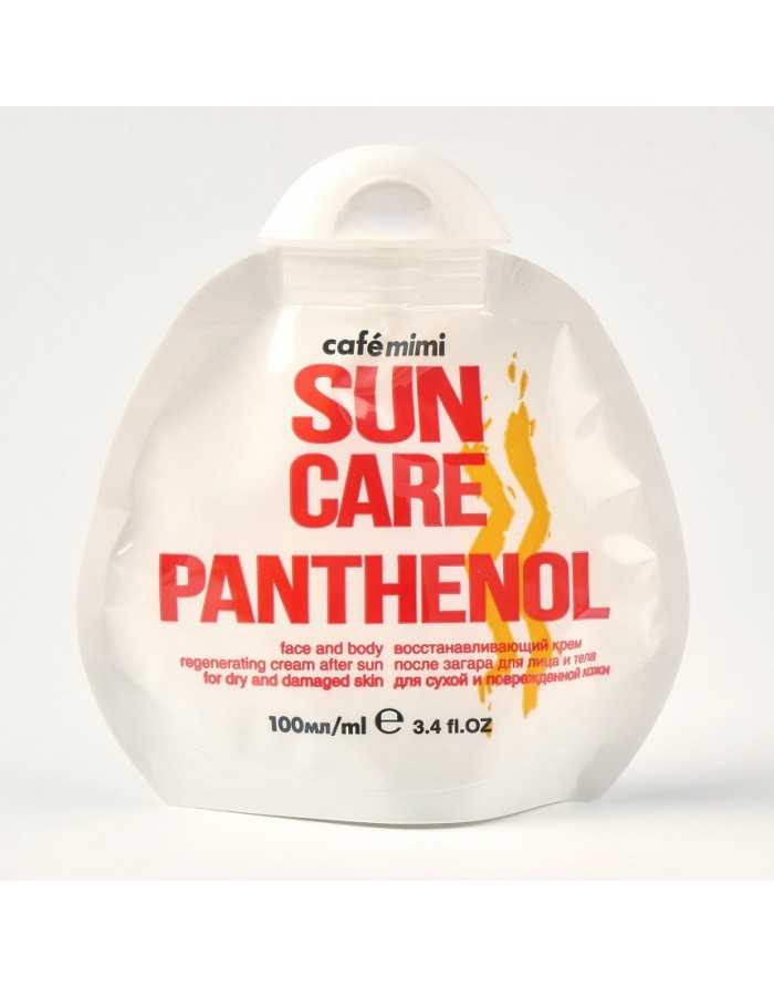 cafe mimi Panthenol regenerating after sun cream for face and body 100ml