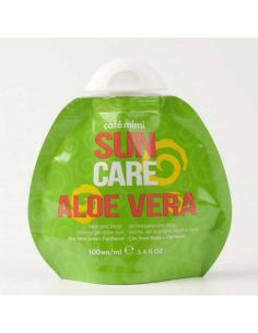cafe mimi Охлаждающий гель после загара для лица и тела Aloe Vera 100мл