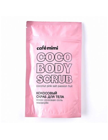 Cafe Mimi Coco Body Scrub Coconut Pink Salt Passion Fruit 150g