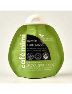 cafe mimi Keratin hair mask Restoration and smoothness 100ml