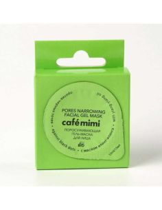 cafe mimi Поросуживающая гель-маска для лица против черных точек 15мл