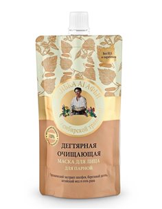 Банька Агафьи Маска для лица Дегтярная очищающая 100мл