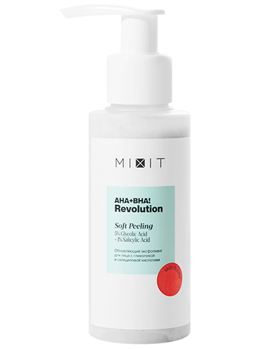 MIXIT AHA+BHA! Revolution Soft Peeling Glycolic 5% + salicylic acid 100ml