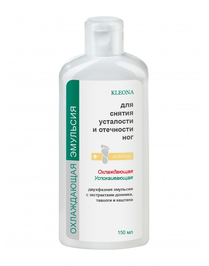 KLEONA Emulsion for relieving fatigue and puffiness of legs 150ml