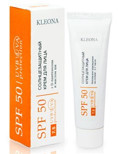 KLEONA Солнцезащитный крем для лица SPF 50 30мл