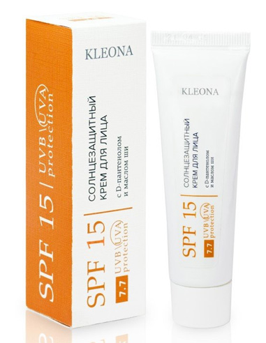 KLEONA Face Sunscreen SPF 15 30ml