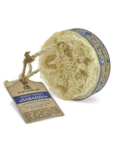 KLEONA Bath soap with loofah Lavender 130g