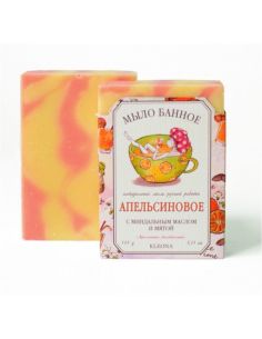 KLEONA Мыло банное натуральное Апельсиновое 145г