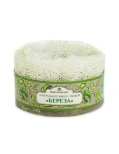 KLEONA Bath soap with high loofah Birch 135g