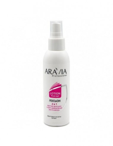 ARAVIA Professional Лосьон 2 в 1 против вросших волос и для замедления роста волос 150мл