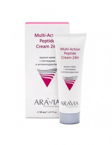 ARAVIA Professional Мульти-крем с пептидами и антиоксидантным комплексом для лица Multi-Action Peptide Cream 50мл