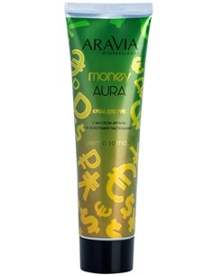 ARAVIA Professional Крем для рук Money Aura с маслом арганы и золотыми частицами 100мл