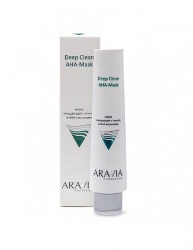 ARAVIA Professional Маска очищающая с глиной и AHA-кислотами для лица Deep Clean AHA-Mask 100мл