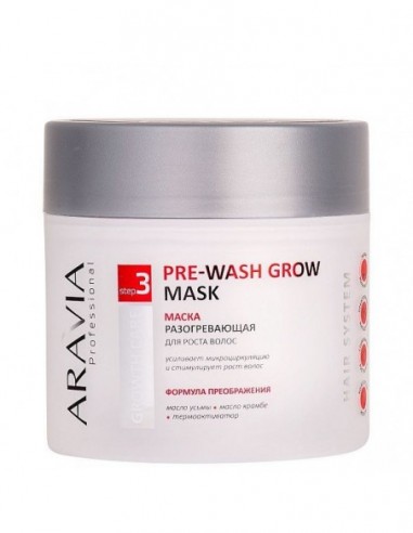 ARAVIA Professional Warming mask for hair growth Pre-Wash Grow Mask 300ml