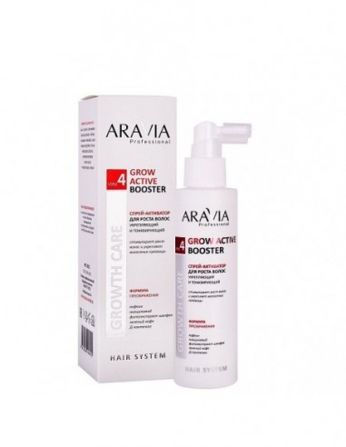 ARAVIA Professional Спрей-активатор для роста волос укрепляющий и тонизирующий Grow Active Booster 150мл