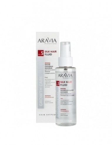 ARAVIA Professional Anti-split ends fluid for intense nourishment and protection of hair Silk Hair Fluid 110ml