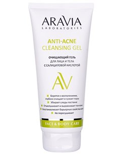 ARAVIA Laboratories Anti-Acne Cleansing Gel for face and body with salicylic acid 200ml