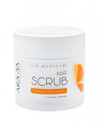 ARAVIA Professional Scrub soft with peach oil 300ml