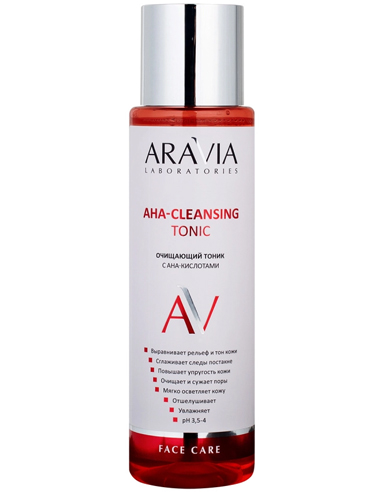 ARAVIA Laboratories Очищающий тоник с AHA-кислотами AHA-Cleansing Tonic 250мл