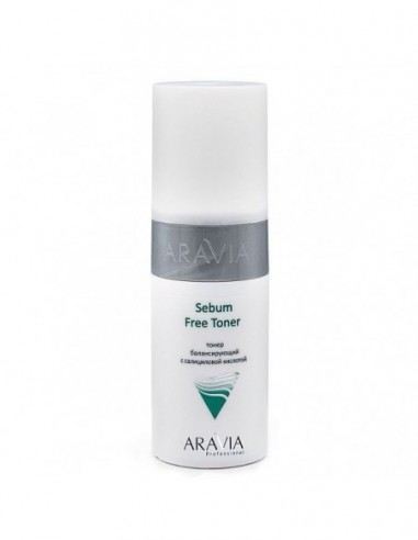 ARAVIA Professional Тонер балансирующий с салициловой кислотой для лица Sebum Free Toner 150мл