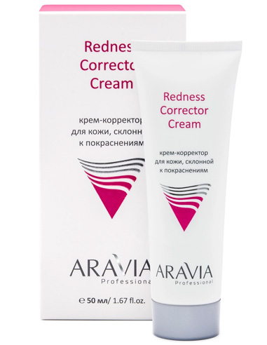 ARAVIA Professional Крем-корректор для кожи лица склонной к покраснениям Redness Corrector Cream 50мл