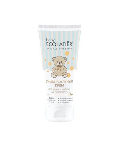 Ecolatier Baby Must-have Cream with panthenol Mommy & Baby 0+ 100ml