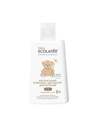 Ecolatier Baby Natural Extracts Complex 8in1 Healthy skin for baby bath 0+ 250ml