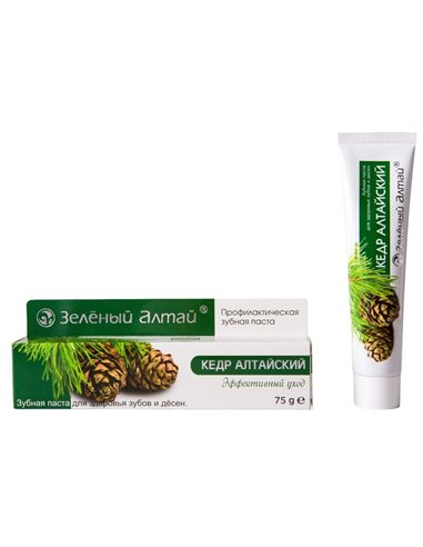 Green Altai Toothpaste Altai cedar 75g