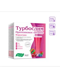 Турбослим Протеиновое питание Ягодный микс пакеты-саше 5шт