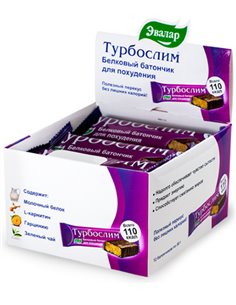 Турбослим белковый батончик для похудения 12шт