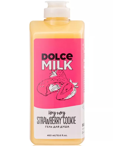DOLCE MILK Shower Gel Very-very Strawberry Cookie 460ml