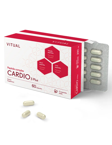 Vitual Laboratories Пептидный комплекс Cardio 3 Plus – сердце, сосуды, печень