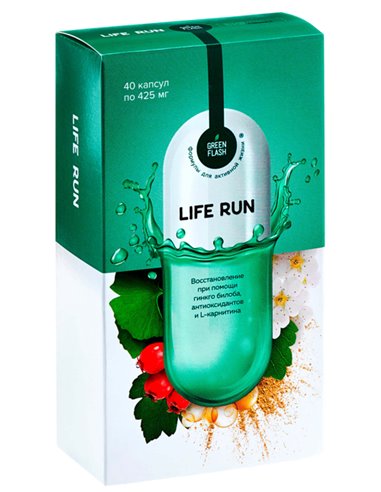 NL Greenflash Life Run 40 x 425мг