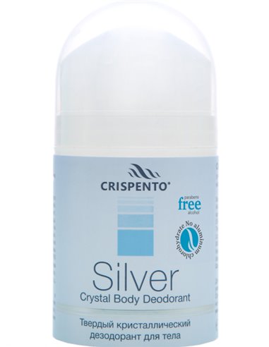 NL Crispento Дезодорант-кристалл для тела Silver 100г