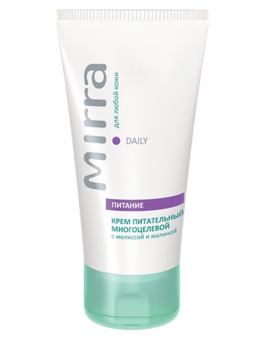 Mirra DAILY Крем питательный многоцелевой с мелиссой и малиной 50мл