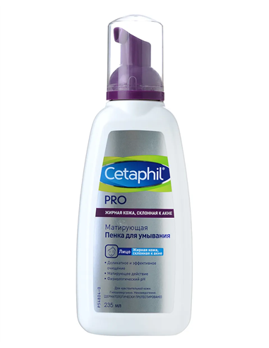 Cetaphil Pro Матирующая пенка для умывания лица 235мл