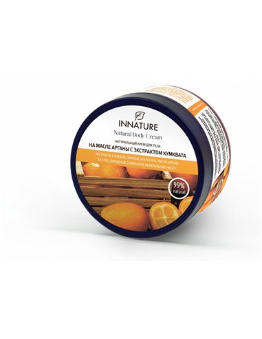 INNATURE Body cream with ARGAN OIL WITH KUMQUAT EXTRACT 250ml